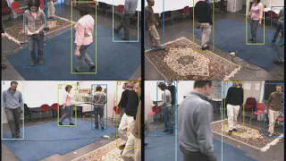 Multi people tracking in multiple views