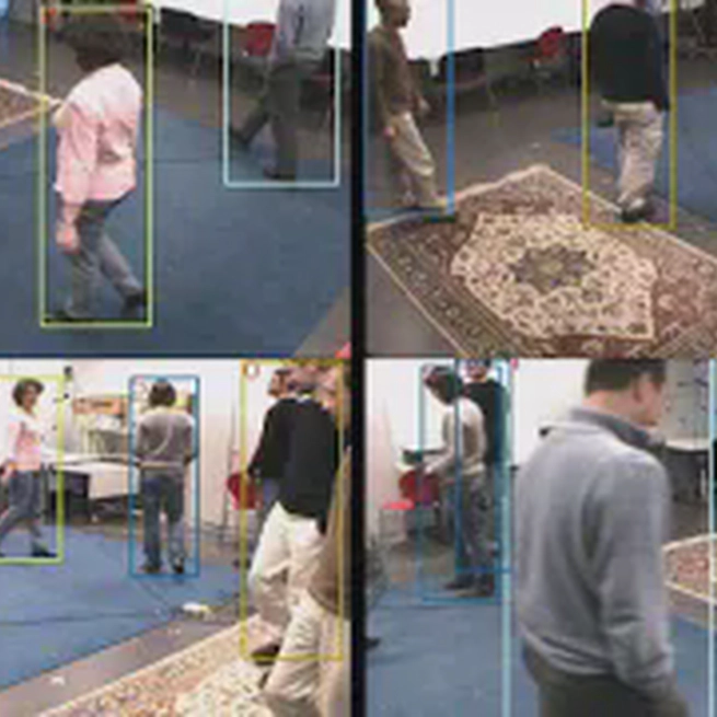 Multi people tracking in multiple views