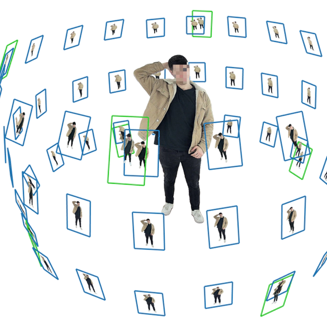 MV-Fashion: Towards Enabling Virtual Try-On and Size Estimation with Multi-View Paired Data