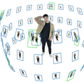 MV-Fashion: Towards Enabling Virtual Try-On and Size Estimation with Multi-View Paired Data
